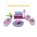 Wooden Doll House Miniatures Furniture